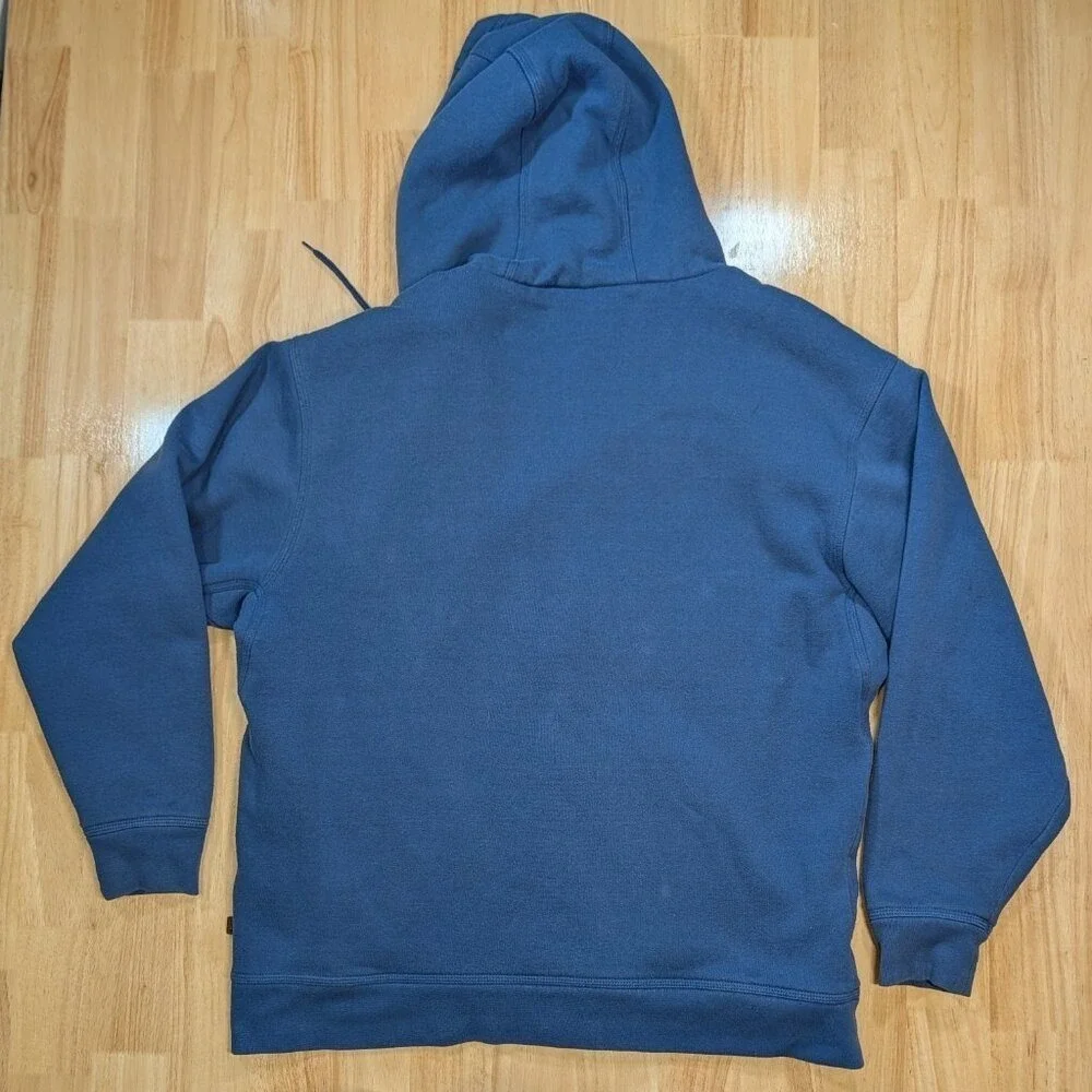 Moose Creek Sherpa Lined Full Zip Hoodie Men XXL Blue Outdoor Jacket